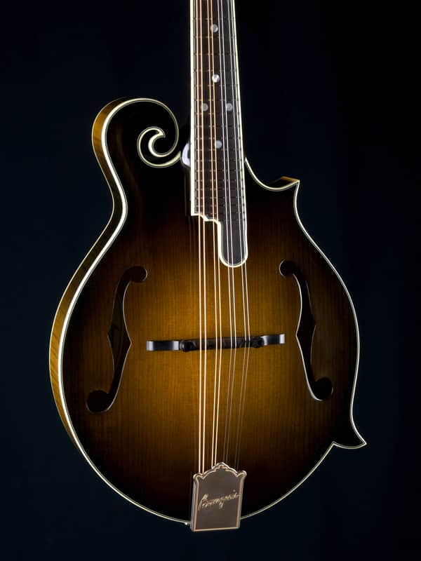Bourgeois M5F Sunburst Full Aged Tone Adirondack Spruce and European Flamed Maple Mandolin NEW image 1