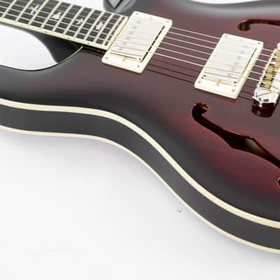 PRS SE Hollowbody Standard 2022 Fire Red Burst image 12