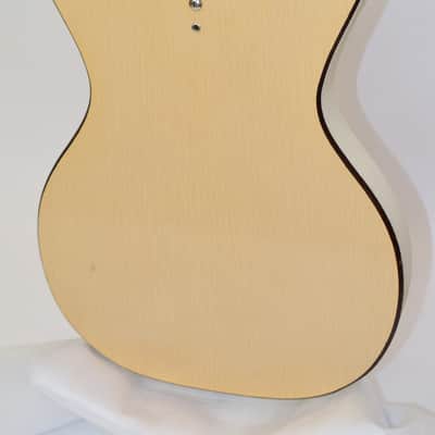 Vintage 60's Danelectro Convertible Hollow-Body Electric Guitar, Blonde w/ Gig Bag image 17