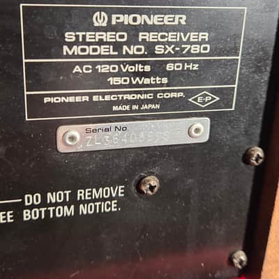 Vintage & COOL 1979 Pioneer SX-780 45-Watt Stereo Solid-State Receiver w/ LED Upgrade - JUST SERVICED!! image 13
