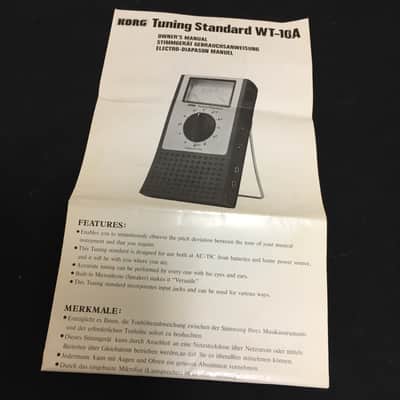 Korg Tuning Standard WT-10A Strobe Tone Generator 70's Bild 9