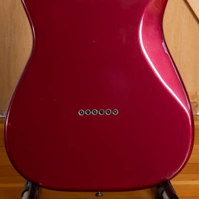 1981 Fender USA Stratocaster Hardtail Burgundy Mist refin - original pickups - original hardcase image 6
