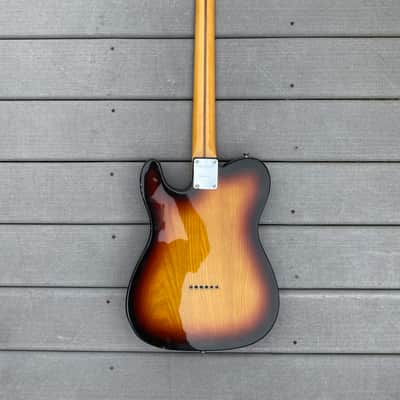 1995 MIJ Fernandes Thinline Telecaster - Sunburst w/AGi Lace TransSensor Humbucker image 5