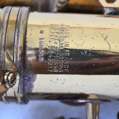 1969 Selmer Mark VI Alto Sax-Orig Lacquer/Overhauled/New BAM Case Free USA Ship  Video Demo image 11
