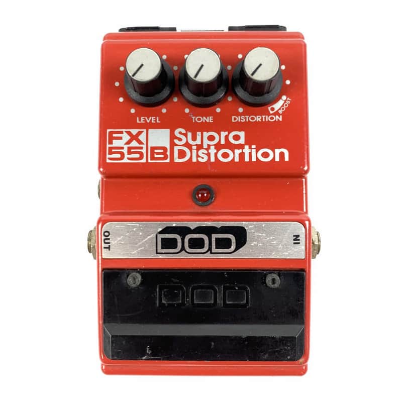 DOD Supra Distortion FX55-B Red From Japan image 1