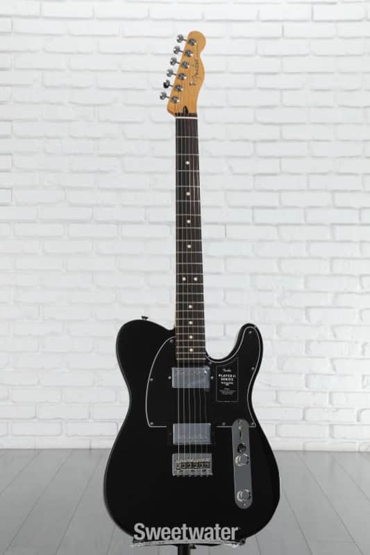 Fender Player II Telecaster HH Electric Guitar - Black with Rosewood Fingerboard (TeleP2HHRBKd4)