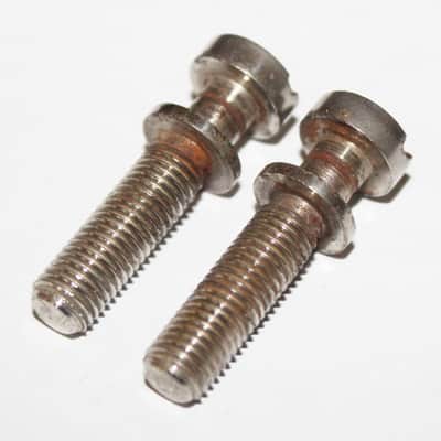 Vintage 1950's Gibson Nickel Tailpiece Long Studs 1 and 1/2" 1957 1958 1959 1960 1961 ES Les Paul image 1