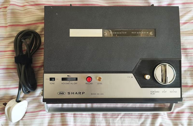 SHARP RD-303 Portable Reel To Reel Tape Player/Recorder - Vintage Japan 1960s image 1