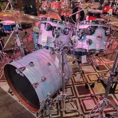 DW Collector's Series 4-piece Shell Pack - Pale Blue Oyster image 2