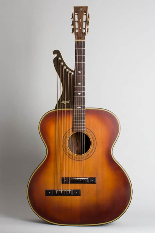 Regal Contra Bass Harp Guitar made by Wulschner c. 1900 image 1