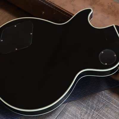 2009 Gibson Custom Shop 1968 Historic Reissue Les Paul Custom Electric Guitar Black Ebony + COA OHSC image 13