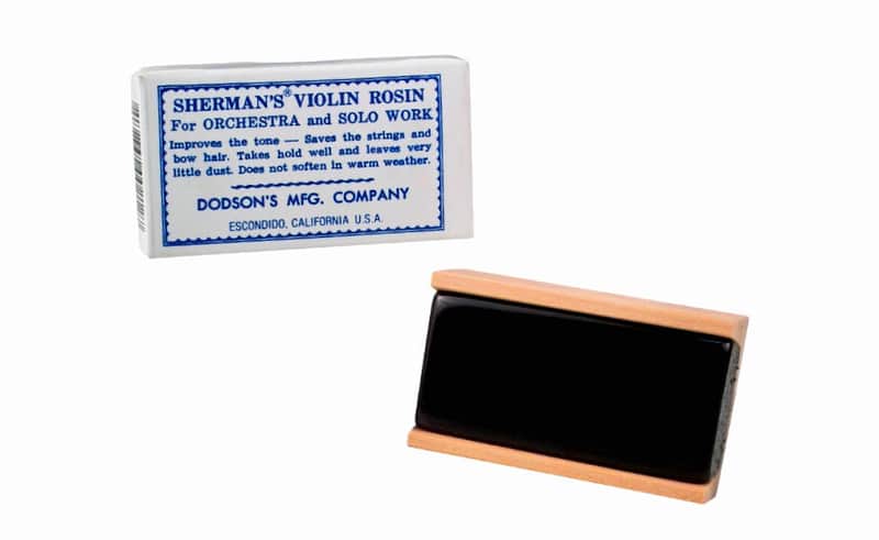 Sherman's Violin Rosin - Fine Quality 30gm Cake in Well-Finished Wood Tray - Orchestra & Solo Work image 1