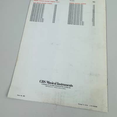 Fender Suggested Retail Price List, Feb. 1972 image 2
