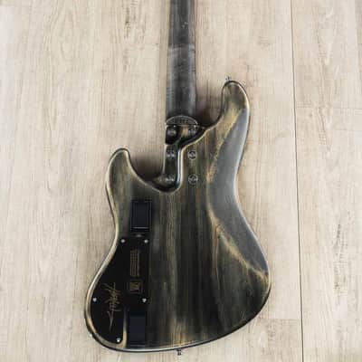 Mayones Jabba Hadrien Feraud HF5 Bass, Antique Black, Delano Pickups, Pau Ferro image 5