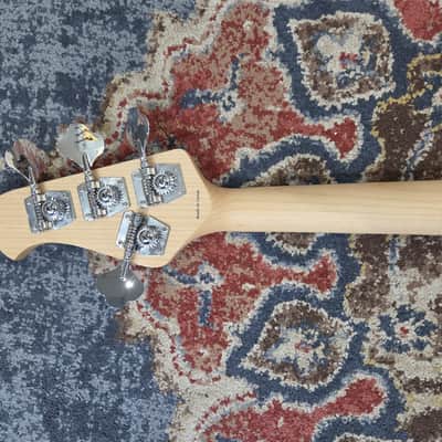 Used Sterling by Music Man Intro Series StingRay Sunrise Orange 4 string bass image 4