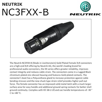1 Foot – Mogami 2534 Quad Pair (L,R) Cable | Neutrik XLR Female - XLR Male image 3