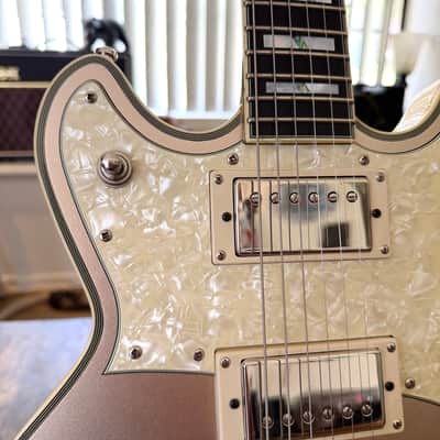 D'Angelico Deluxe Brighton Double Cut Desert Gold 2021, With Hard Case and Free Shipping image 9