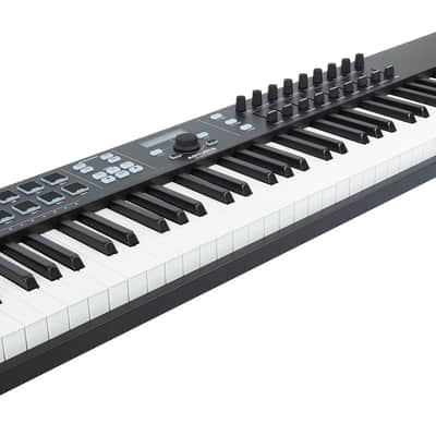 Arturia KeyLab Essential 88 Black | MIDI keyboard, 88 Keys, Light-Weight Master Controller