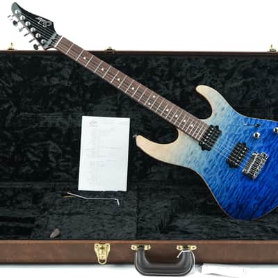 Suhr Modern Set-Neck Limited Edition 2024 Blue Fade image 3