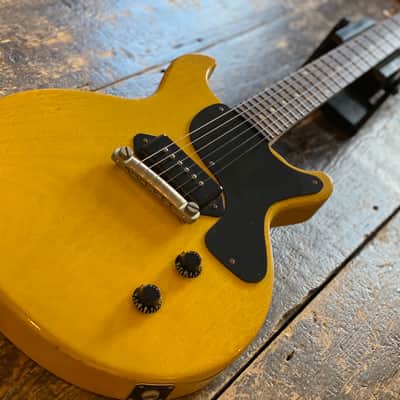 Gibson Custom Shop 1958 Historic Reissue Les Paul Junior Double Cut TV Yellow 2001 w/ OHSC image 5