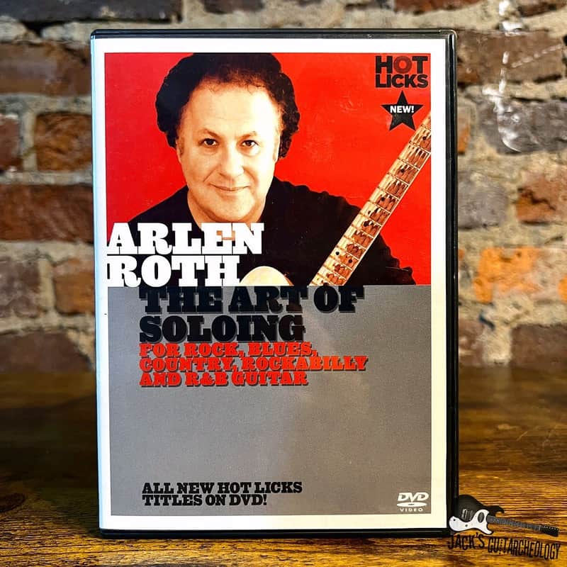 Arlen Roth "The Art of Soloing" DVD (2000s - Red) image 1