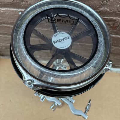 Remo 6" RotoTom w/ Gibraltar Multi-Clamp Mount & Hardware - Made in USA - Used Bild 9