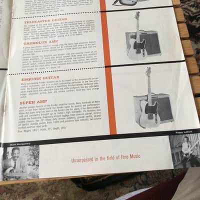 Original vintage late 1950's - Fender Full Line Catalog image 2