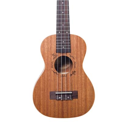 Flight DUC323 Mahogany Concert Ukulele New - mahogany image 3