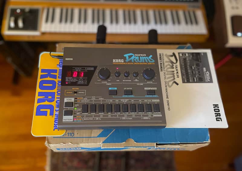 Korg DDM-110 Super Drums Drum Machine 1985 - MINT! image 1