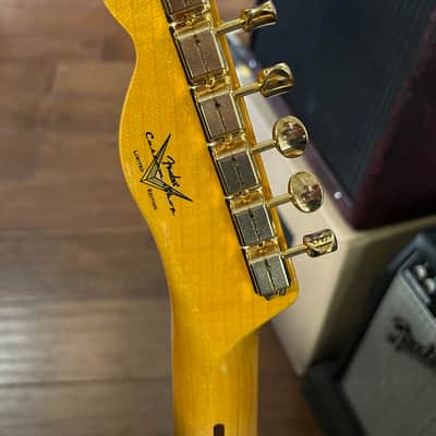 Fender B5 Custom Shop Ltd. Hotshot Telecaster w/ Gold Hardware 2025 - Deluxe Closet Classic Aged Sunset Orange Transparent / 7lbs. 10.9oz. #R122778 image 9