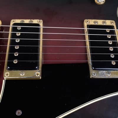 Yamaha SG1600 MIJ 1983 Wine Red Sunburst Vintage Japan w/ Hard Case image 9