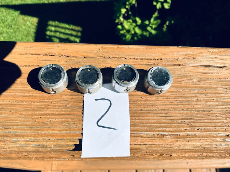 Peavey vintage 70s aluminum set-screw knobs (lot of 4) image 1
