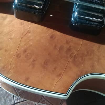 2015 Hofner Gold Label 500/1-MBU Violin Bass Walnut Stained Birdseye Maple image 15