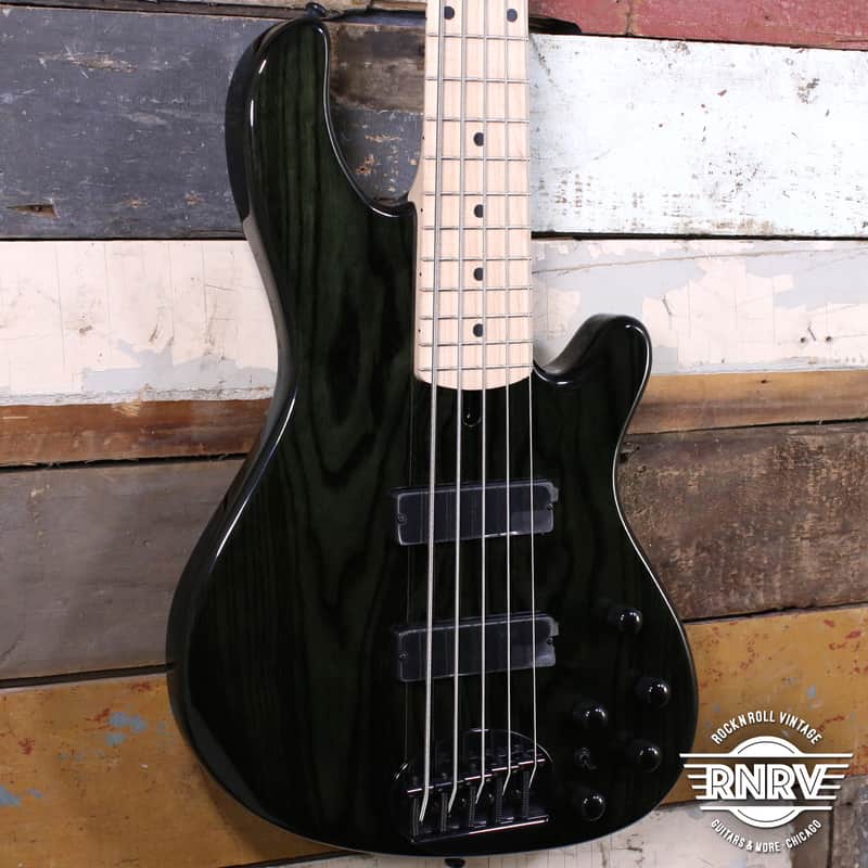 Lakland 55-OS Translucent Black Skyline Series 5-String Bass image 1