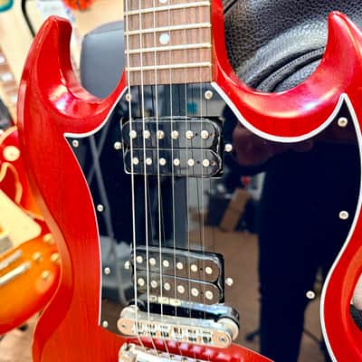 🍒2022🍒 Gibson SG Tribute~ Worn Satin Cherry USA + Deluxe Gig Bag~ Cherished! image 4