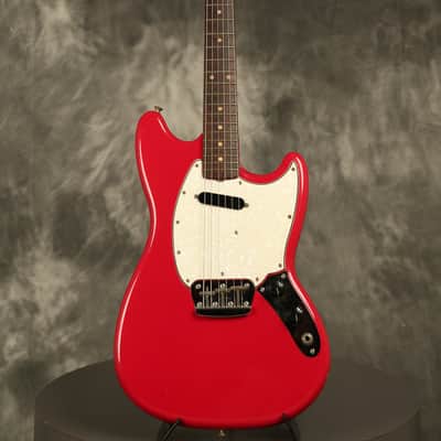 all original 1964 Fender Pre-CBS Musicmaster II RED image 2
