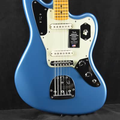 Fender American Professional Classic Jaguar Faded Lake Placid Blue Maple Fingerboard image 1