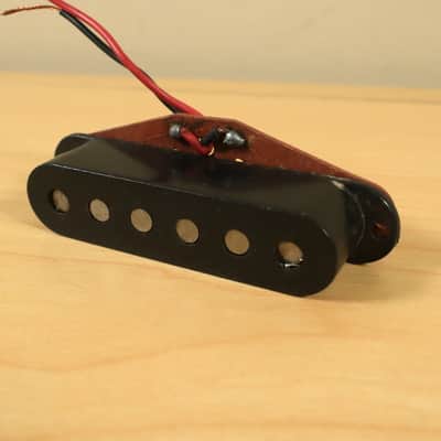 Vintage Red Bobbin Stratocaster Pickup Bridge Single Coil FOR PARTS NOT WORKING* image 3