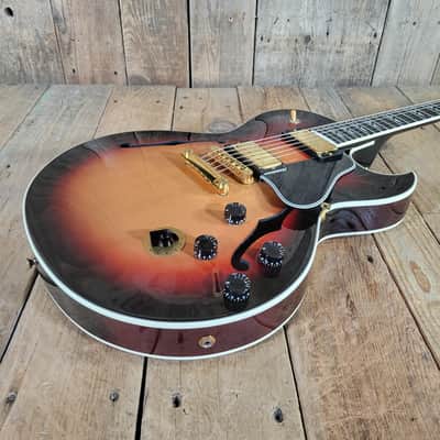 Gibson ES-137 Custom 2000s w/ Original Case - Sunburst image 9