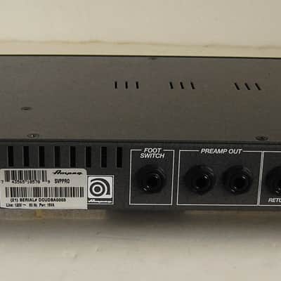 AMPEG SVP-PRO Bass Preamp *115V/230V *USA Made *Classic Ampeg Tube Tone image 4