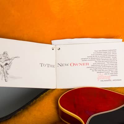 Gibson  Trini Lopez Standard Semi-Hollow Body Electric Guitar (1966), ser. #800680, original black hard shell case. image 13