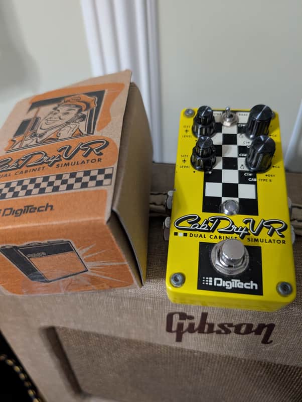 DigiTech CabDryVR Dual Cabinet Simulator 2010s - Yellow/Black/White image 1