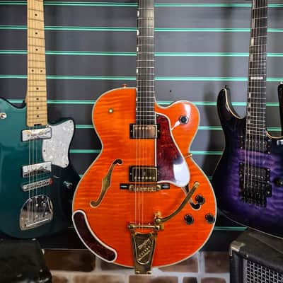 Gibson Chet Atkins Country Gentleman Sunrise Orange 2000 Thinline Semi-Hollow image 2