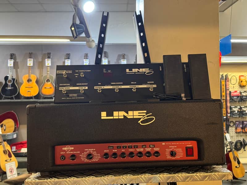 Line 6 Flextone HD 300-Watt Stereo Digital Modeling Guitar Amp Head image 1