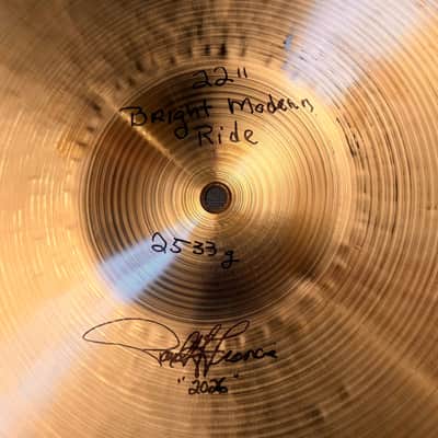 PAUL FRANCIS Custom CYMBAL CRAFTSMAN 22” Crash Ride or Bright Modern Ride! NEW! 2533 g Sounds AMAZING image 6