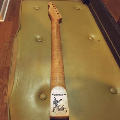Warmoth Fender Telecaster Flame Maple Neck w/ Vintage Tint Finish image 2