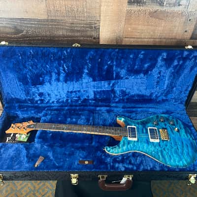 PRS Wood Library DGT, David Grissom Signature, Electric Guitar, Quilt 10 Top, Aquableaux Finish, PRS Paisley Case, 559 image 18