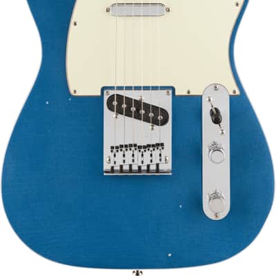 Fender American Ultra Luxe Vintage '60s Telecaster Custom Electric Guitar, Rosewood Fingerboard, Lake Placid Blue image 2