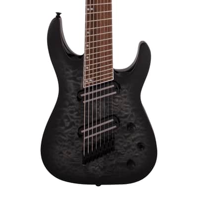 Used Jackson X Series Soloist Arch Top SLATX8Q MS - Trans Black Burst image 1