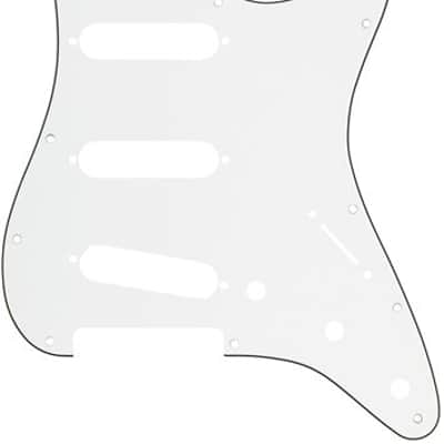 Fender Pickguard for Stratocaster 11 Hole Modern 3 Ply Parchment image 1